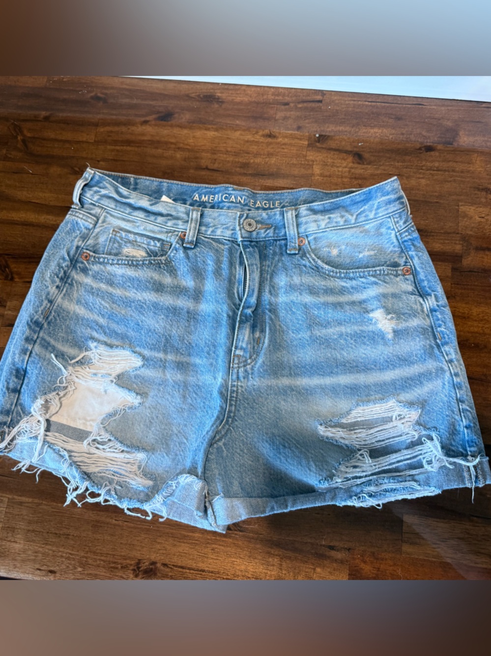 American Eagle Outfitters Distressed Denim Shorts